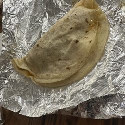 Ritas Famous Tacos 2 - Mexican Rita (eggs, cheese, potatoes rancheros, chorizo)