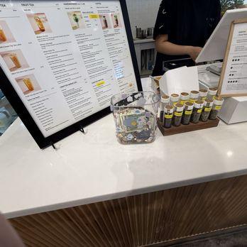 Mirakuru - Front counter with tea samples to smell and menu - Coffee & Tea Near Me - Garden Grove, California Mirakuru - Front counter with tea samples to smell and menu - Coffee & Tea Near Me - Garden Grove, California