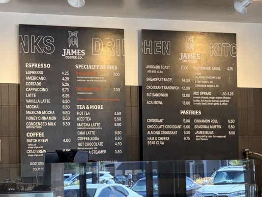 Menu photo 6 James Coffee San Diego, CA