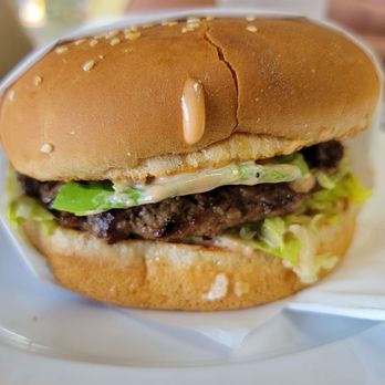 Haven Burgers - a hamburger on a plate - Burgers Near Me - Mesa, Arizona