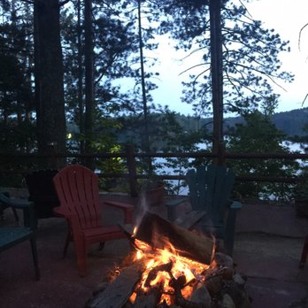 Enchanted Loon Inn - Campfire and s'mores with lake view. - Bed & Breakfast Near Me - Land O' Lakes, Wisconsin Enchanted Loon Inn - Campfire and s'mores with lake view. - Bed & Breakfast Near Me - Land O' Lakes, Wisconsin