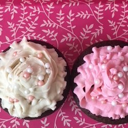 Boutique Bakes 805 - Simple yet delicious - vegan chocolate cupcakes with vanilla frosting