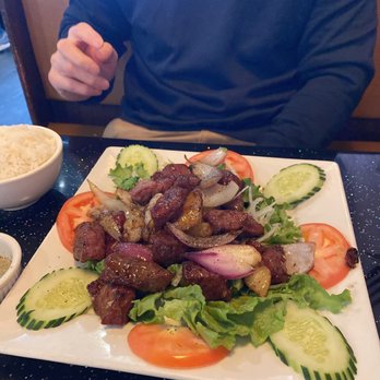 Viet Chopsticks - Bo luc lac. Super tender but way too sweet. - Vietnamese Near Me - Woodbridge, Virginia