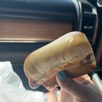 Slovacek's West - Sausage and pepper jack cheese kolachie, mmm mmm good - Bakeries Near Me - West, Texas