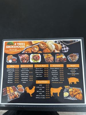 Menu photo 2 4 Trees Smokehouse Middleburg, FL