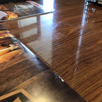 Denny's - This is our stick and dirty table we were given that wasn't wiped. - American Near Me - Gilroy, California Denny's - This is our stick and dirty table we were given that wasn't wiped. - American Near Me - Gilroy, California
