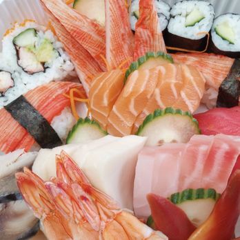 New Sushi - Close up of Party Tray C. (64 pieces for $63). - Sushi Bars Near Me - Ottawa, Ontario