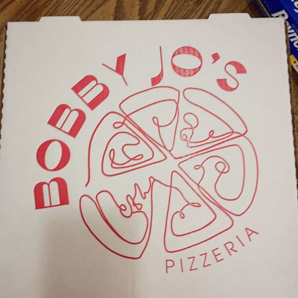 Bobby Jo’s Pizza - Bobby Jo's Pizzeria pizza box. - Pizza Near Me - Columbus, Ohio Bobby Jo’s Pizza - Bobby Jo's Pizzeria pizza box. - Pizza Near Me - Columbus, Ohio
