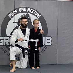 GRPL Club Jiu Jitsu Brasileiro - This is my son getting his second stripe. They are absolutely amazing with all the kids.