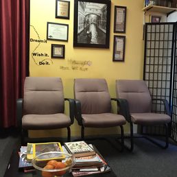Front office area. Front office area.