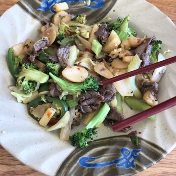 Gobi Mongolian Grill - Hubby's low carb dish - Mongolian Near Me - Pleasanton, California
