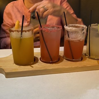 Mr. Crabby’s - Margarita flight - Seafood Near Me - Live Oak, Texas