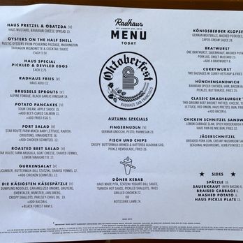 Radhaus - Food Menu - German Near Me - San Francisco, California Radhaus - Food Menu - German Near Me - San Francisco, California