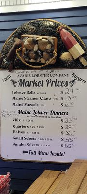 Menu photo 2 Acadia Lobster Trenton, ME Menu photo 2 Acadia Lobster Trenton, ME