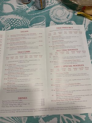 Menu photo 1 Thai Orchid Cranston, RI