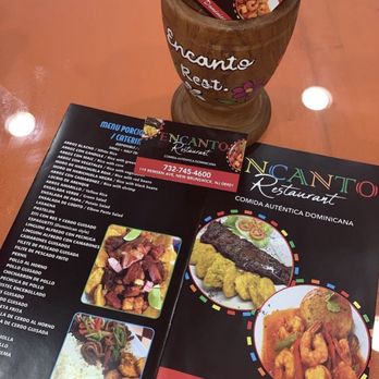 Encanto Restaurant - a menu for a mexican restaurant - Dominican Near Me - New Brunswick, New Jersey