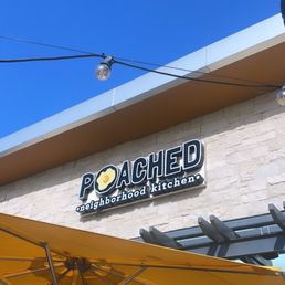 Exterior outside entrance of Poached Neighborhood Kitchen - Downey, California Exterior outside entrance of Poached Neighborhood Kitchen - Downey, California