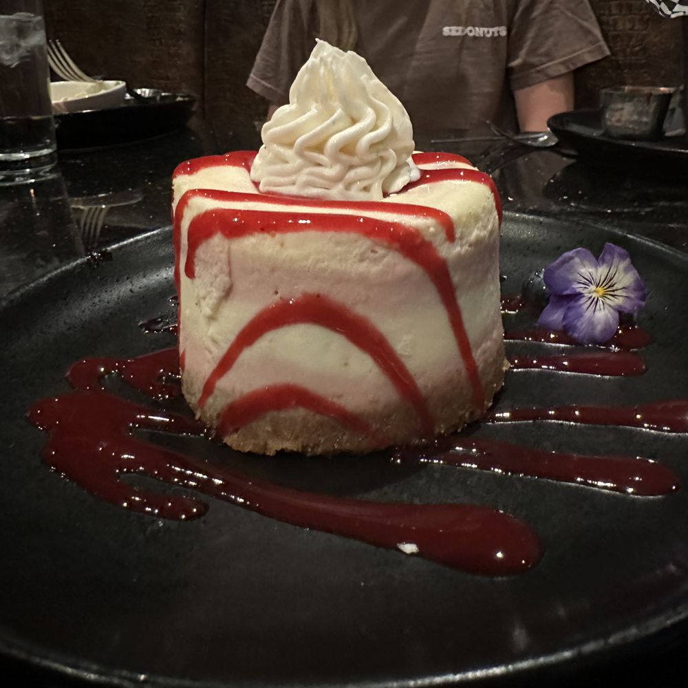 The cheesecake, a must-have here or at Mariposa The cheesecake, a must-have here or at Mariposa
