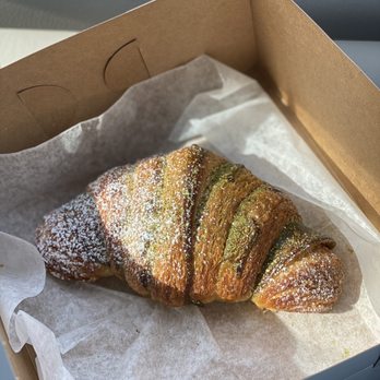 Bella's Bake Shop - Matcha Filled Croissant - Coffee & Tea Near Me - Mount Kisco, New York