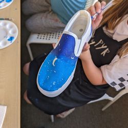 Inspyr Arts - Shoe painting class