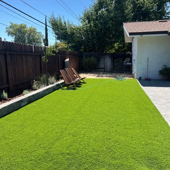 Fernando Landscape Design - Added artificial turf - Landscaping Near Me