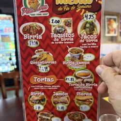 Pina Loca - Meal menu for the weekend