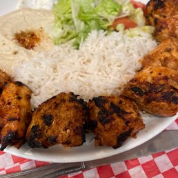 Chicken Kabob Plate Chicken Kabob Plate