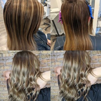 Public Salon & Shoppe - An incredible fix for a balayage gone wrong from a different salon - Hair Salons Near Me - Arlington Heights, Illinois