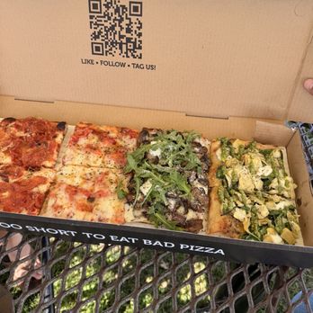 Fire Fresh Pizza - Variety of pizza slices - Pizza Near Me - San Dimas, California Fire Fresh Pizza - Variety of pizza slices - Pizza Near Me - San Dimas, California
