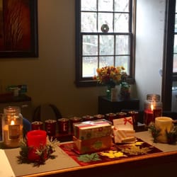 Sandwich Holistic - Our reception area all decorated for fall!