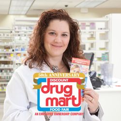 Discount Drug Mart - Pharmacy and Deli hours may vary. Please call ahead.