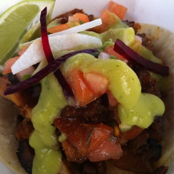 Al Pastor - Taco al pastor- the pork is crisp and juicy all at once. - Mexican Near Me - Kapaa, Hawaii Al Pastor - Taco al pastor- the pork is crisp and juicy all at once. - Mexican Near Me - Kapaa, Hawaii