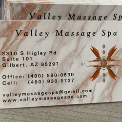 East Valley Spa - Business card