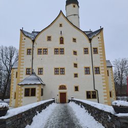 Wasserschloss Klaffenbach - Eingang zum Schloss