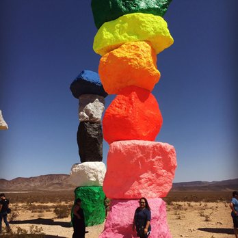 Seven Magic Mountains - Public Art Near Me - Las Vegas, Nevada Seven Magic Mountains - Public Art Near Me - Las Vegas, Nevada