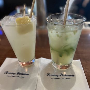 Tommy Bahama - Pineapple coconut Mojito Margarita with jalapeños - Seafood Near Me - Naples, Florida Tommy Bahama - Pineapple coconut Mojito Margarita with jalapeños - Seafood Near Me - Naples, Florida