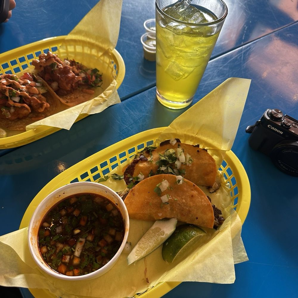 Baja Style Fish Taco & Birria Tacos