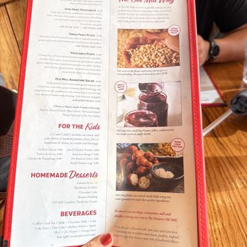 Old Mill Restaurant - menu - American Near Me - Pigeon Forge, Tennessee Old Mill Restaurant - menu - American Near Me - Pigeon Forge, Tennessee
