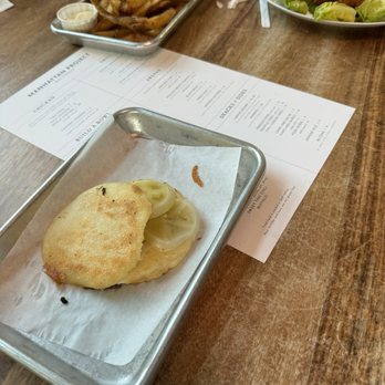 Manhattan Project Beer Company - Arepas and French fries - Breweries Near Me - Dallas, Texas