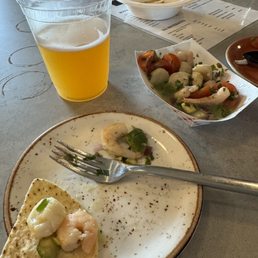 Ceviche!!! Soooo delicious!