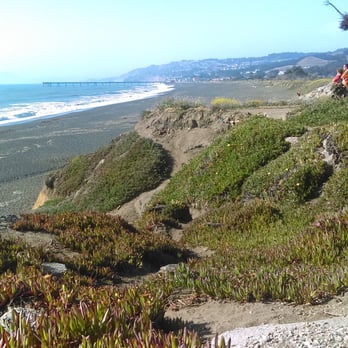 Mori Point - View down the beach to the Pier - Hiking Near Me - Pacifica, California Mori Point - View down the beach to the Pier - Hiking Near Me - Pacifica, California