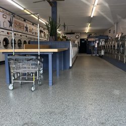 Laundry Village & New Richmond Dry Cleaners - View from front door of business