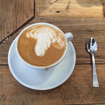 Threefold Cafe - Almond milk cappuccino - Breakfast & Brunch Near Me - Coral Gables, Florida