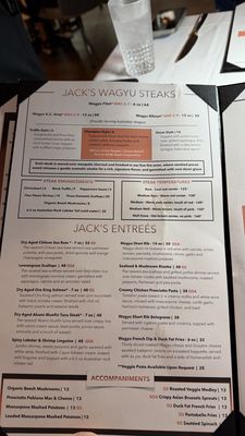 Menu photo 4 Jack’s Modern Steakhouse Lone Tree, CO Menu photo 4 Jack’s Modern Steakhouse Lone Tree, CO