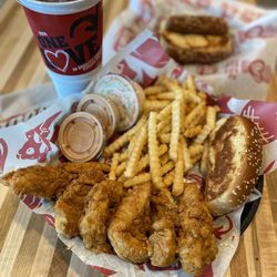 Raising Cane's Chicken Fingers - Chicken tenders- Caniac Combo