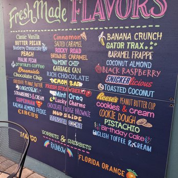 Ice and Cream Creamery - Soooo many choices! - Ice Cream & Frozen Yogurt Near Me - St. Pete Beach, Florida