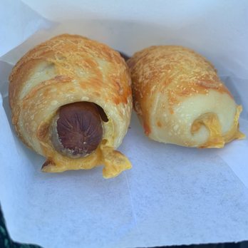 Bad Bakers - Hot Dog and Cheese Roll (left) & Ham and Cheese Roll (right) - Donuts Near Me - Elk Grove, California Bad Bakers - Hot Dog and Cheese Roll (left) & Ham and Cheese Roll (right) - Donuts Near Me - Elk Grove, California