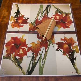 Inner Vision Studio - Some of our Art Gifts: Set of 4 laminated placemats of "Floral Montage" by Karen J. Andrews - Art Galleries Near Me - West Stockbridge, Massachusetts