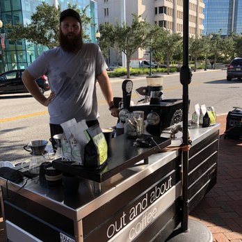 Out And About Coffee - Awesome double shot short latte! Yummy. - Coffee & Tea Near Me - Sarasota, Florida Out And About Coffee - Awesome double shot short latte! Yummy. - Coffee & Tea Near Me - Sarasota, Florida