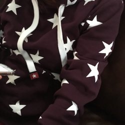 Cozy Fashion - The sweater my cousin got on the last day of the state fair.